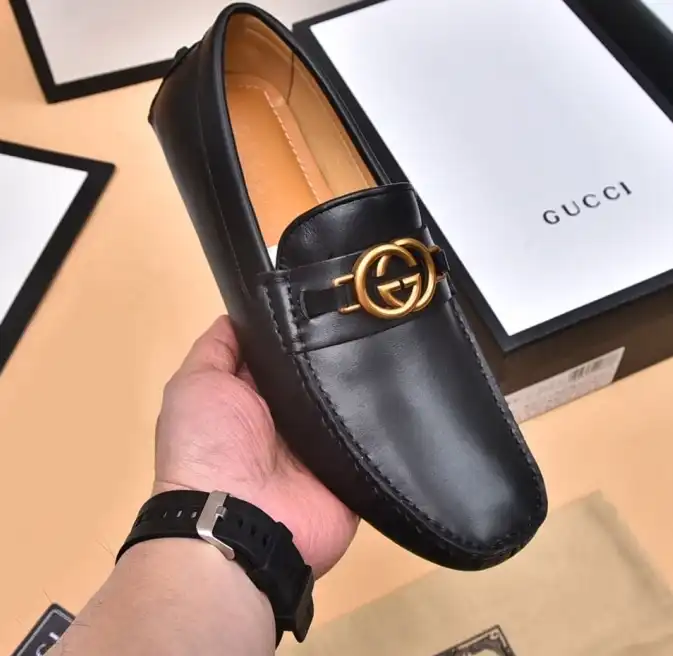 hype Gucci Leather Shoes