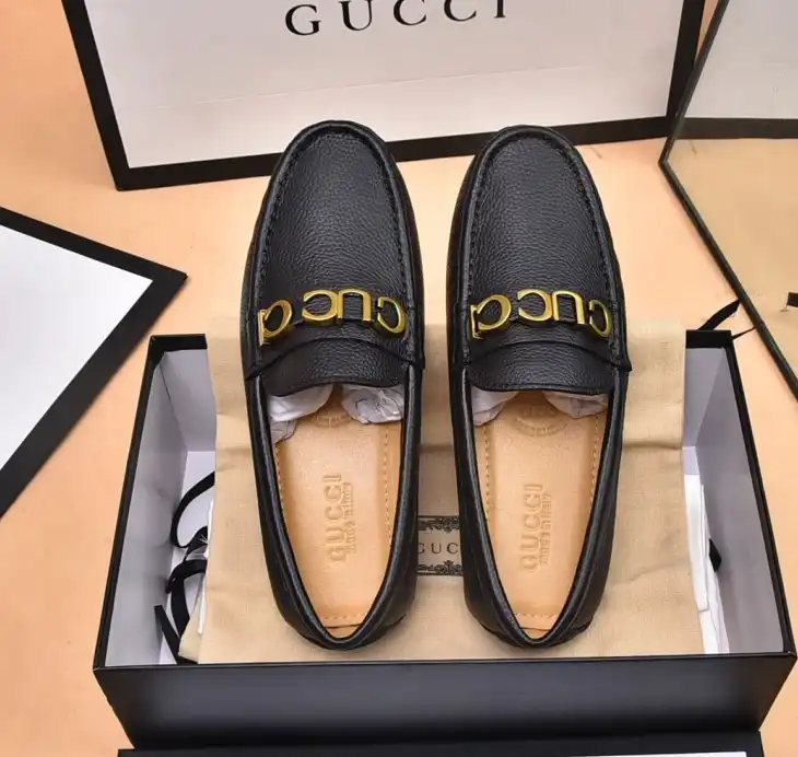 hype Gucci Leather Shoes