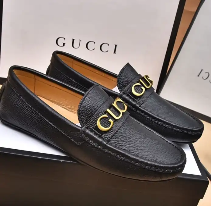 hype Gucci Leather Shoes