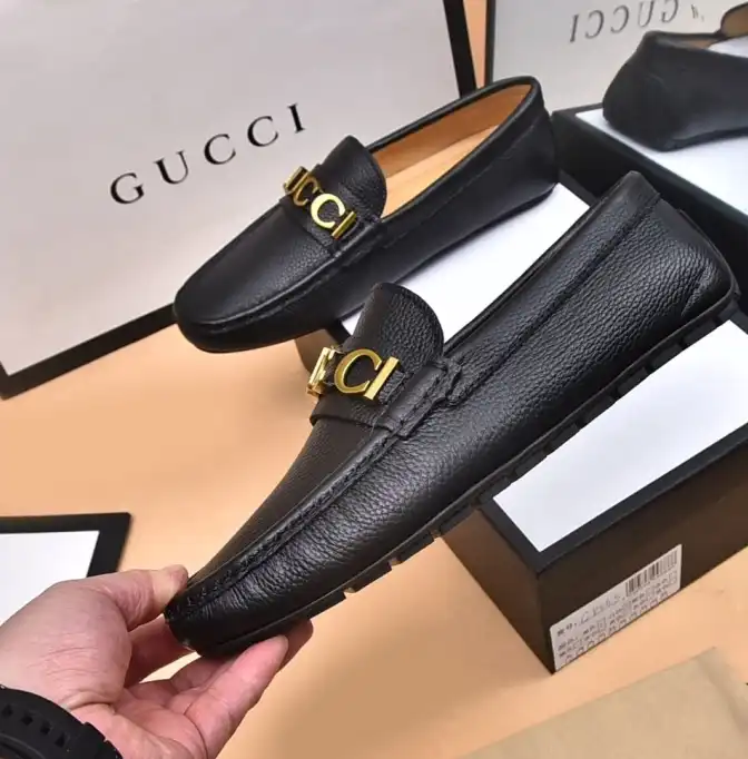 hype Gucci Leather Shoes