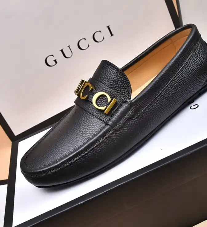 hype Gucci Leather Shoes