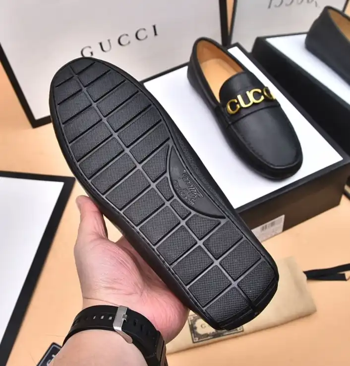 hype Gucci Leather Shoes