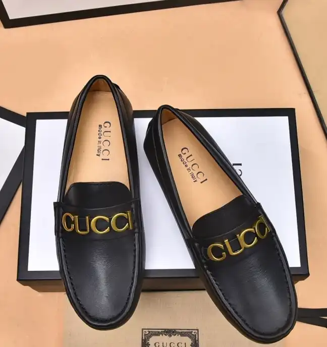 hype Gucci Leather Shoes