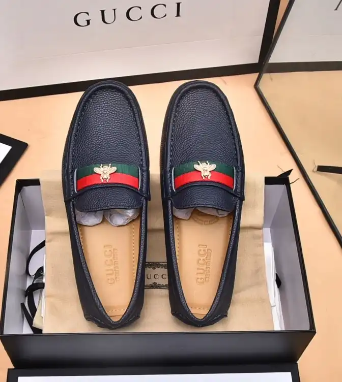 hype Gucci Leather Shoes