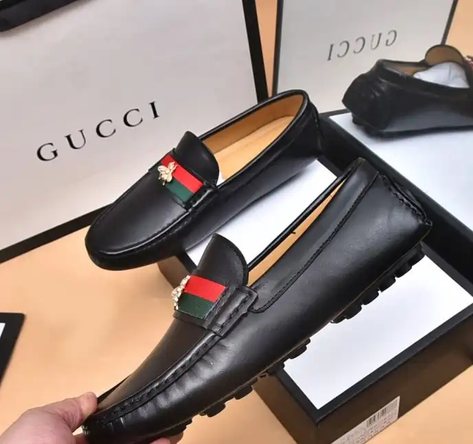 hype Gucci Leather Shoes