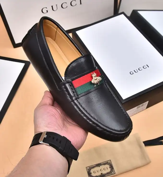 hype Gucci Leather Shoes