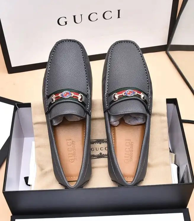 hype Gucci Leather Shoes