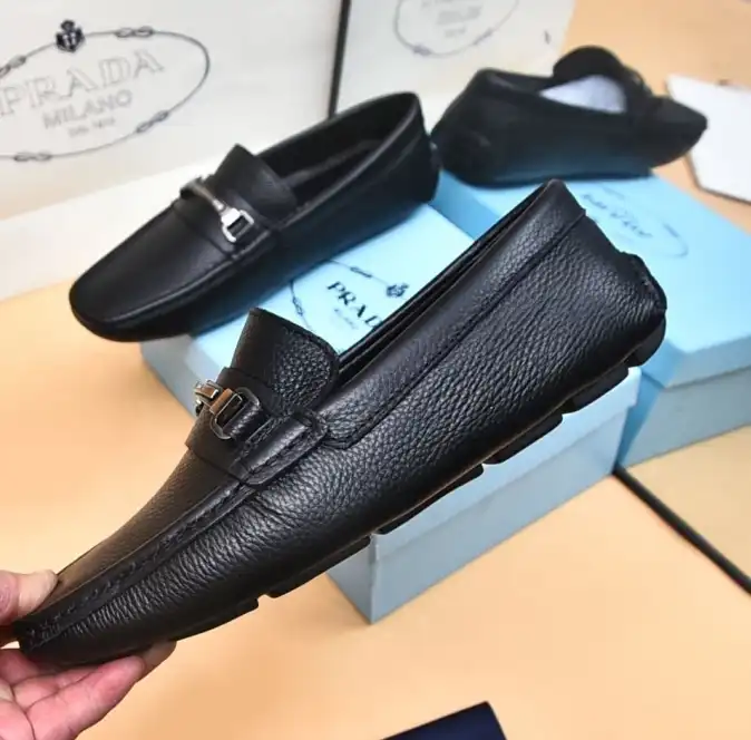 hype Prada Leather Shoes