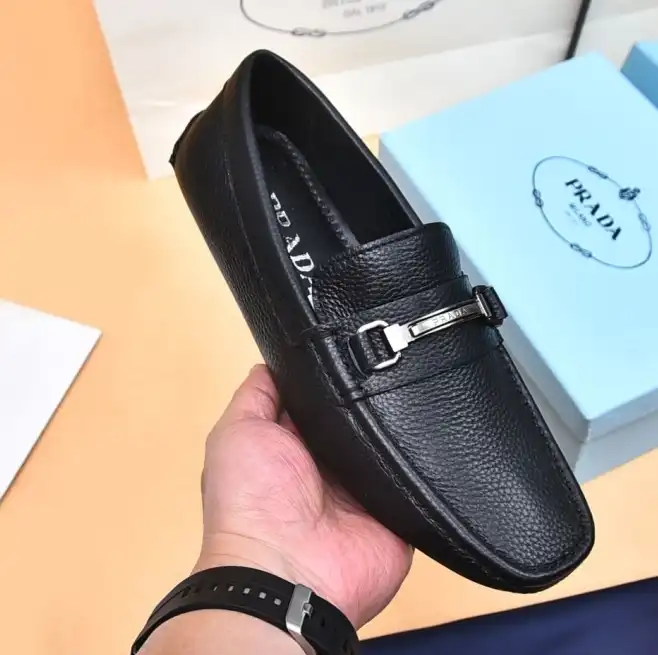 hype Prada Leather Shoes