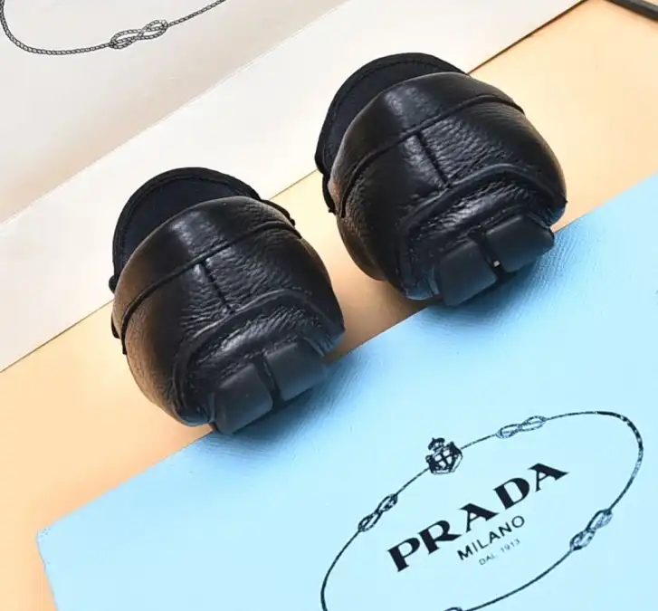 hype Prada Leather Shoes