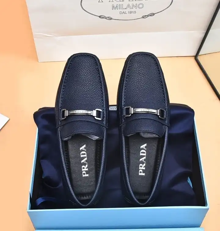 hype Prada Leather Shoes