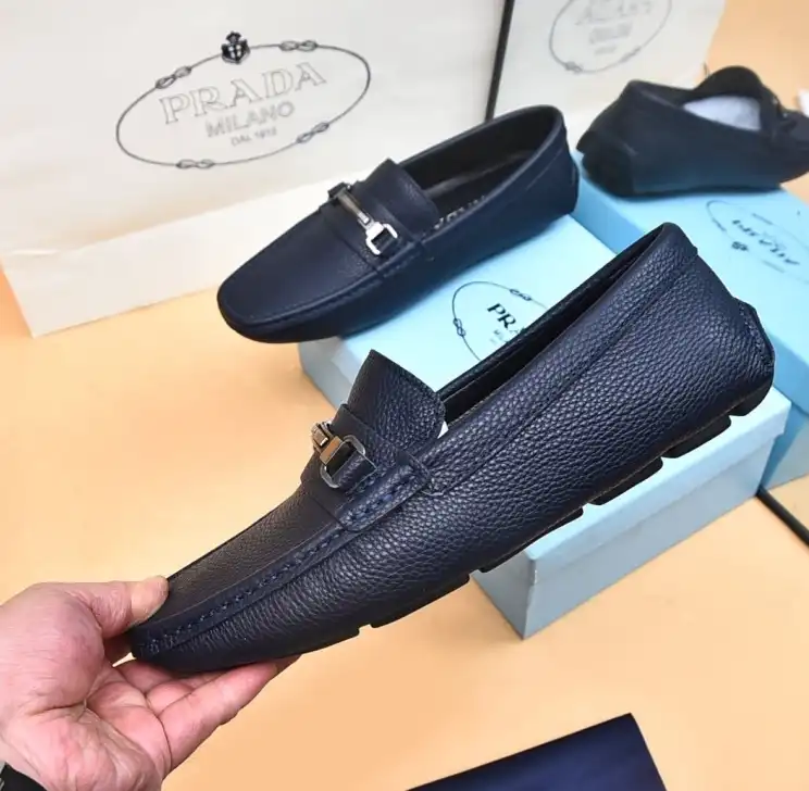 hype Prada Leather Shoes