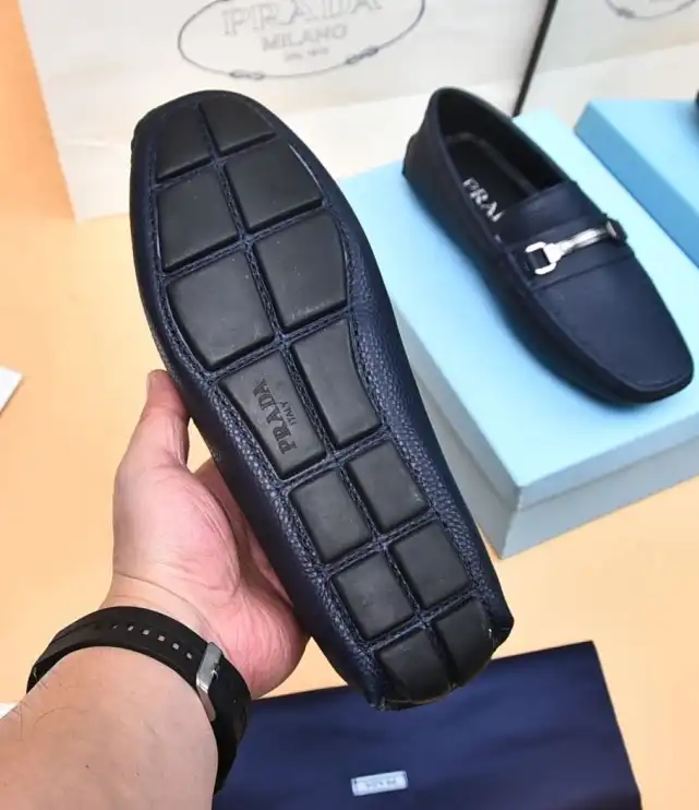 hype Prada Leather Shoes