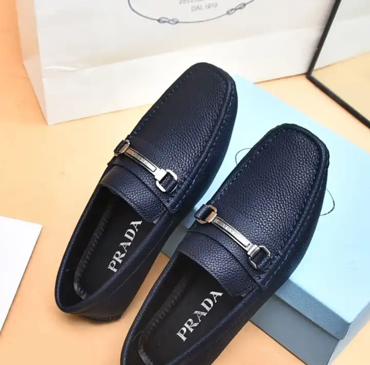 hype Prada Leather Shoes