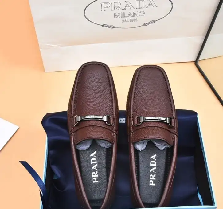 hype Prada Leather Shoes