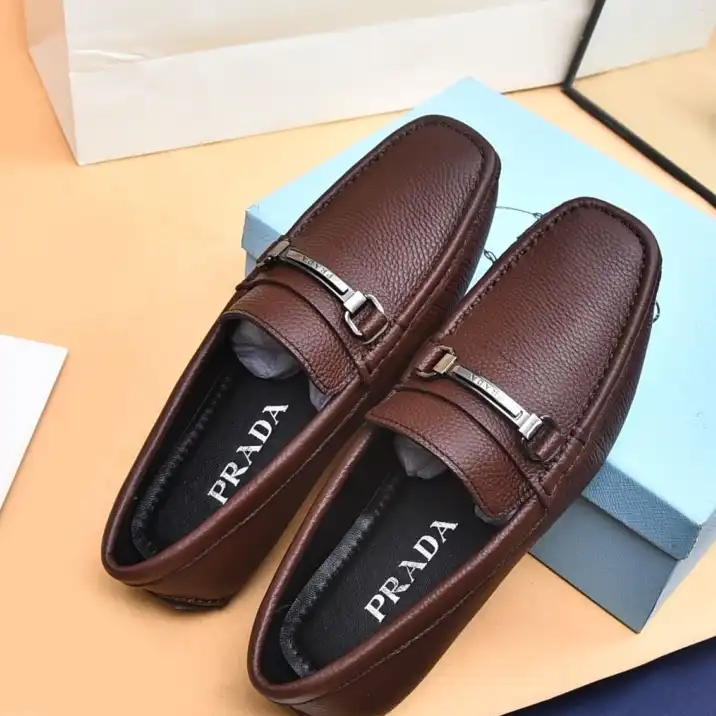 hype Prada Leather Shoes