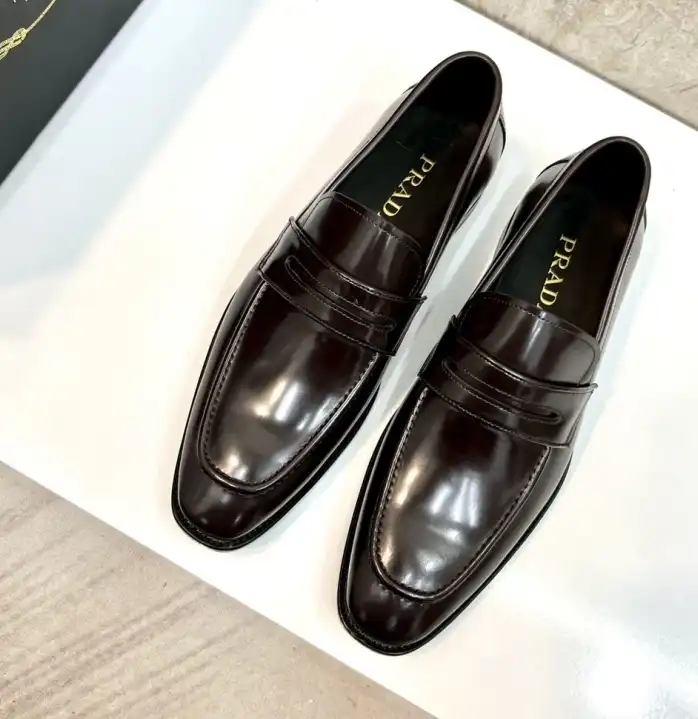 hype Prada Leather Shoes