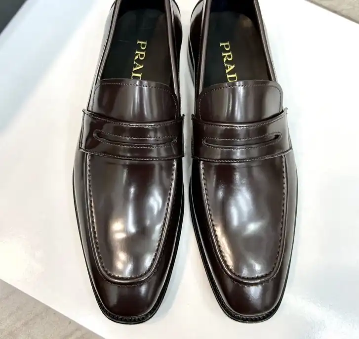 hype Prada Leather Shoes