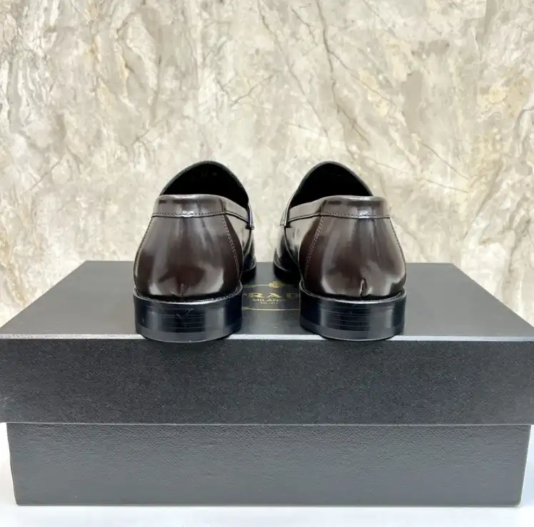 hype Prada Leather Shoes