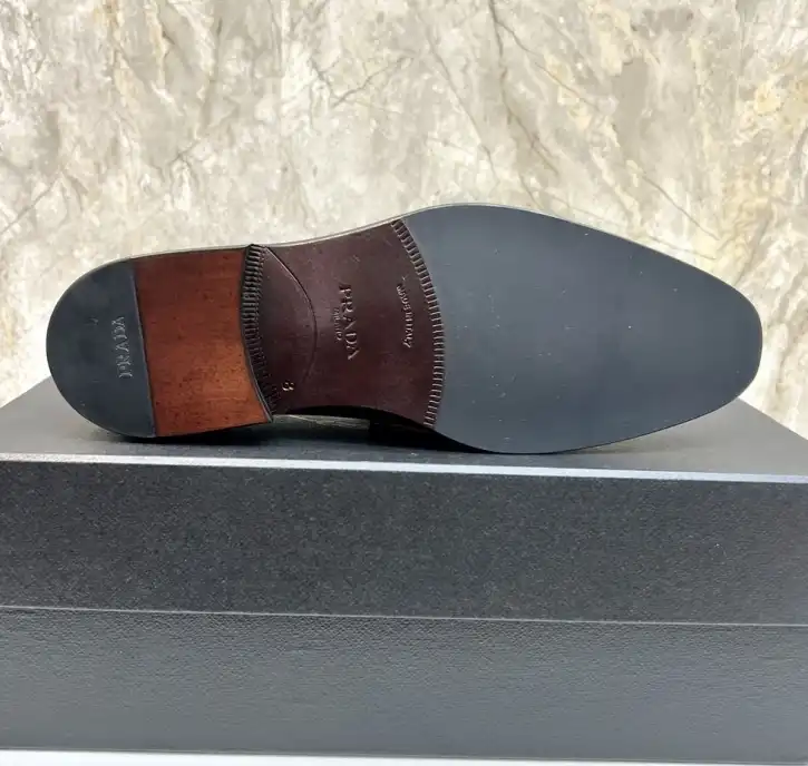 hype Prada Leather Shoes