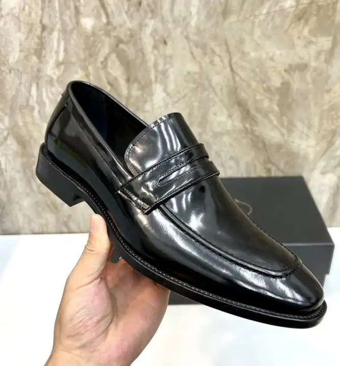 hype Prada Leather Shoes