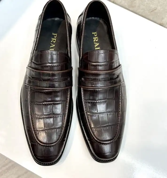 hype Prada Leather Shoes