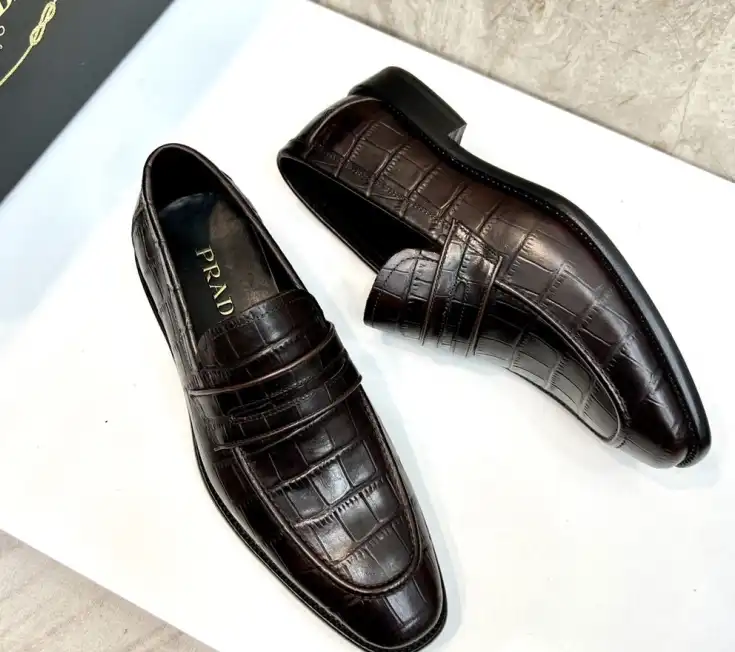 hype Prada Leather Shoes