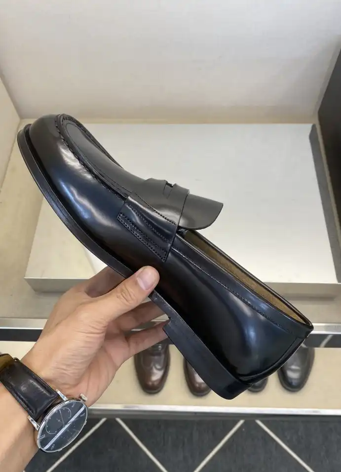 hype Prada Leather Shoes