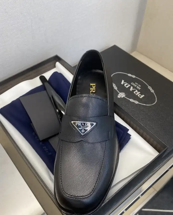 hype Prada Leather Shoes