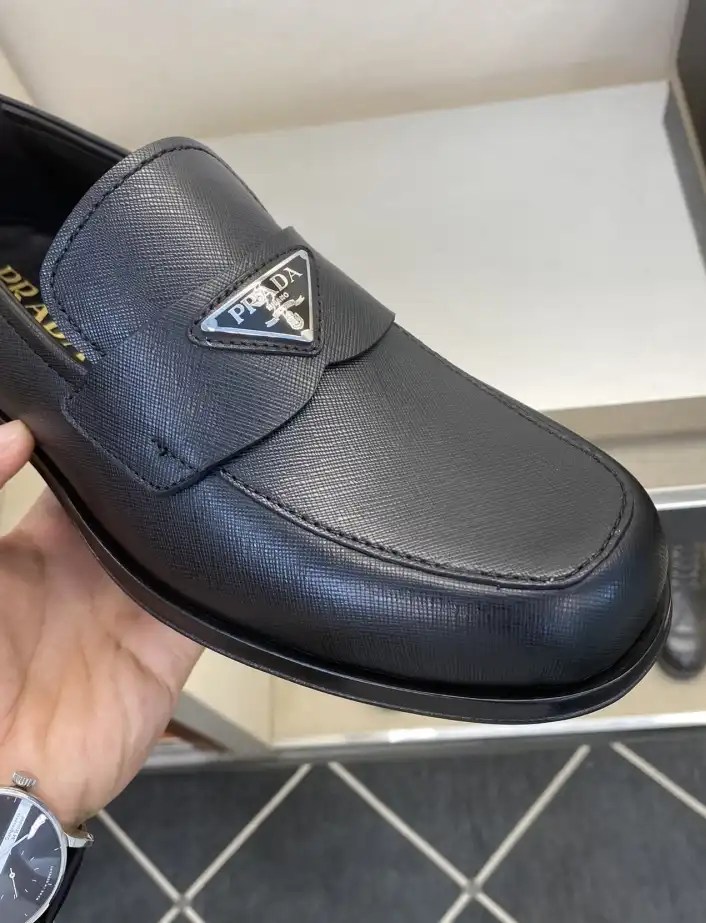 hype Prada Leather Shoes