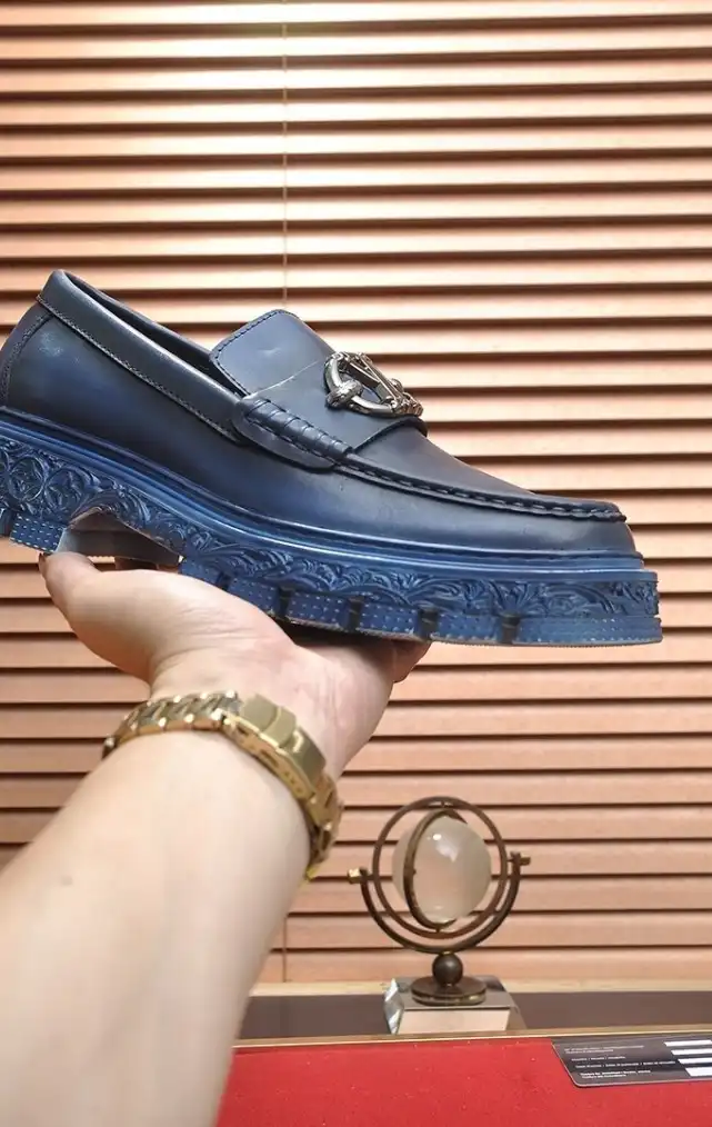 hype LV Leather Shoes