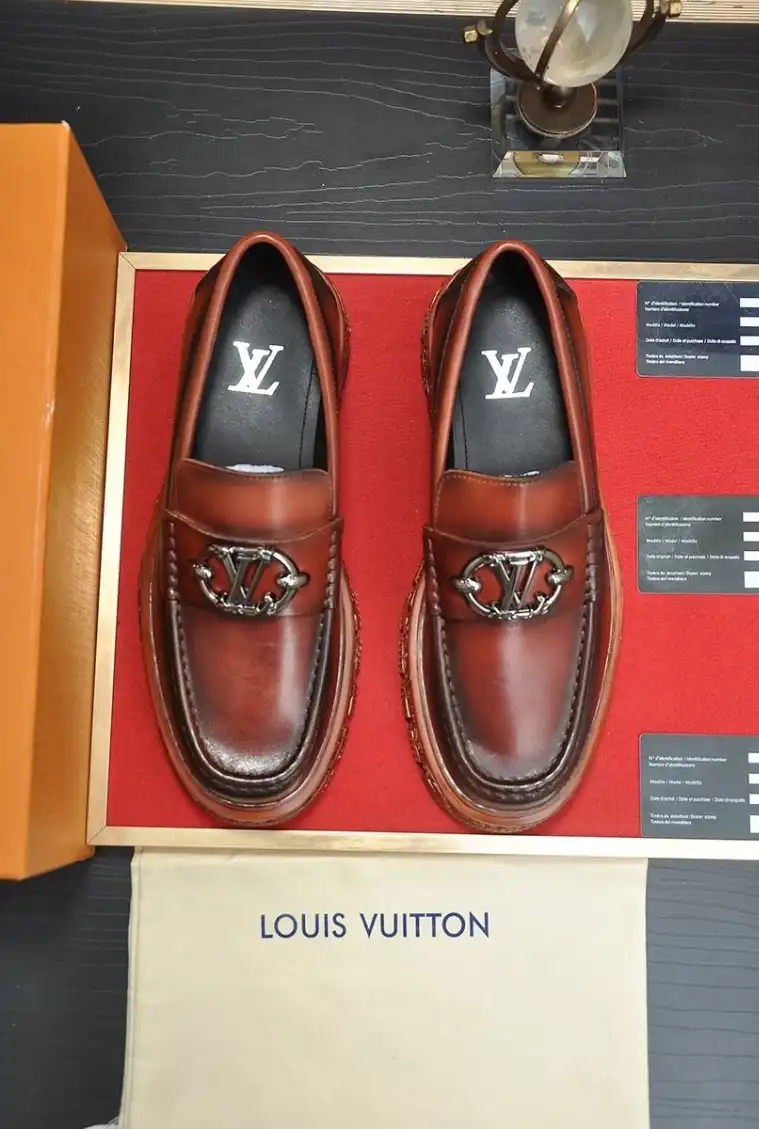 hype LV Leather Shoes