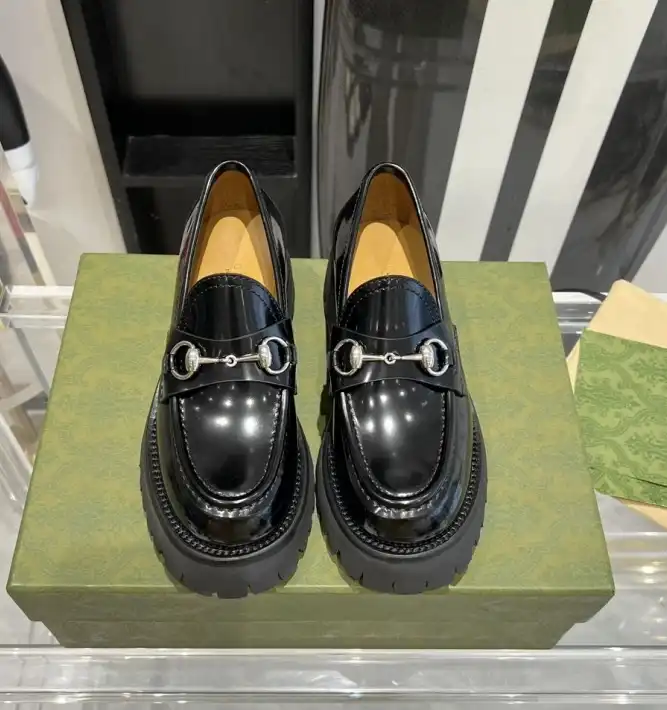 hype Gucci Leather Shoes