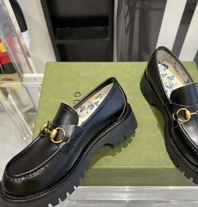 hype Gucci Leather Shoes