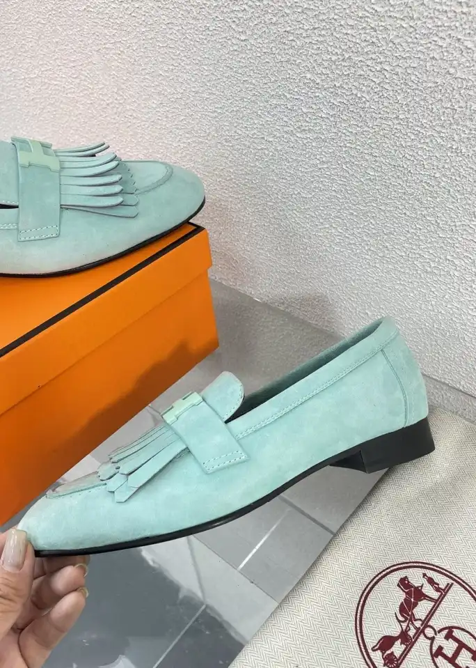 hype Hermes flat shoes