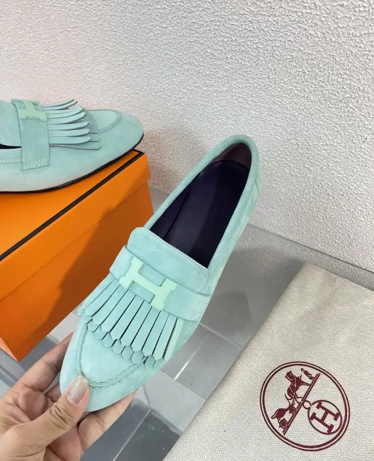 hype Hermes flat shoes