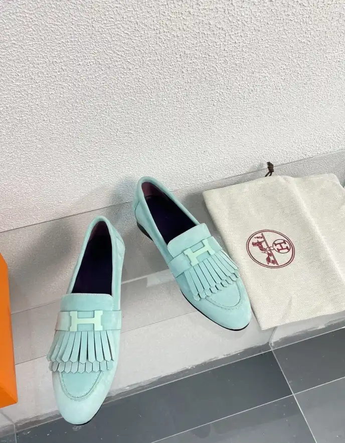 hype Hermes flat shoes