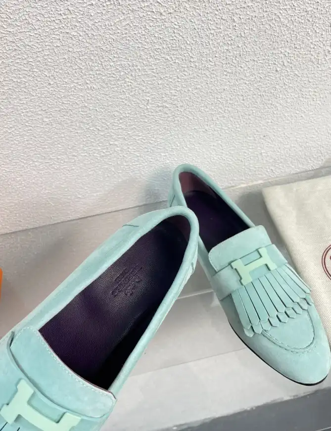 hype Hermes flat shoes