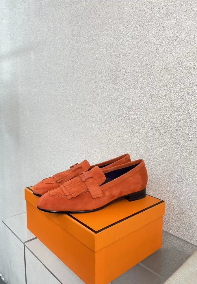 hype Hermes flat shoes