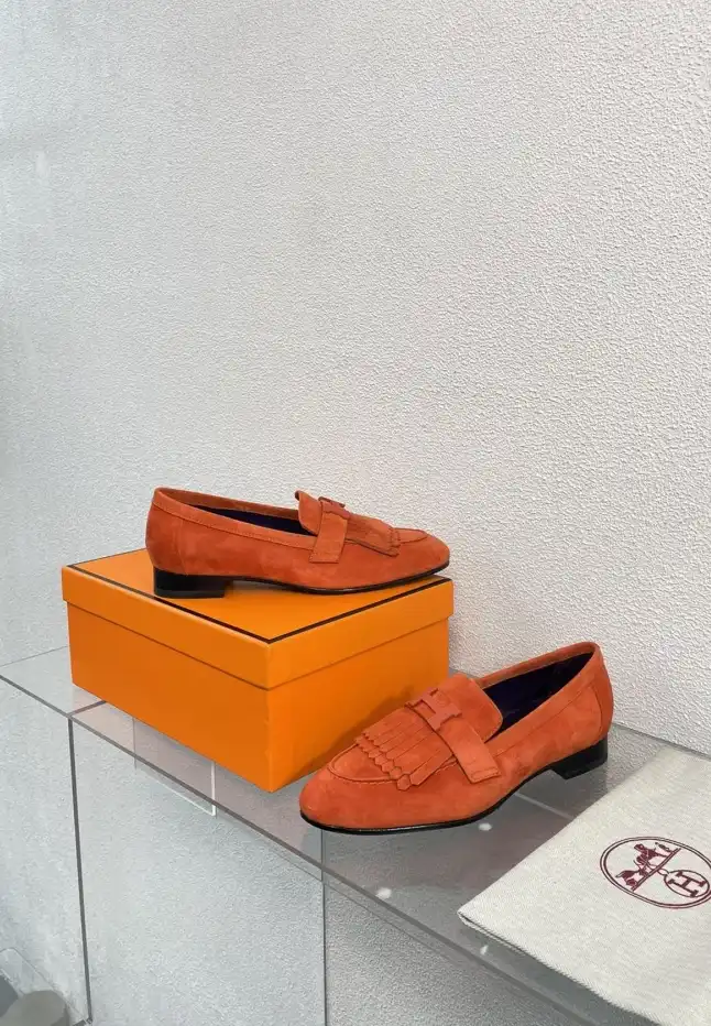 hype Hermes flat shoes