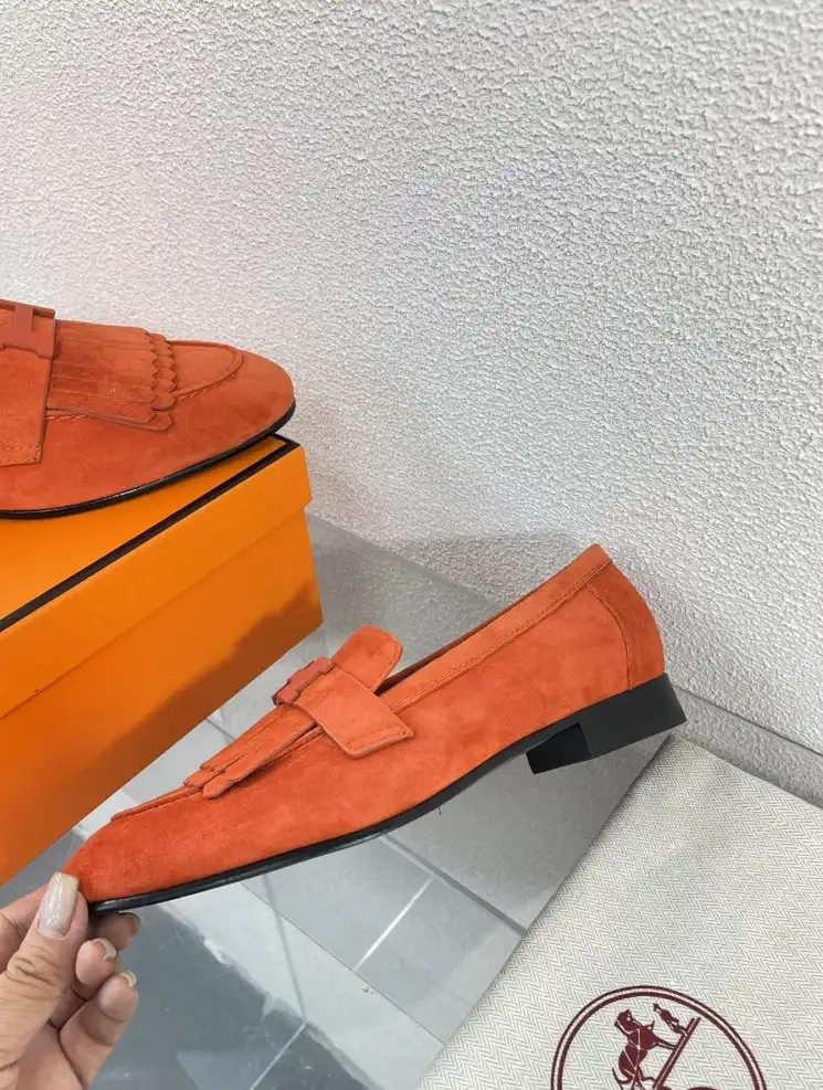 hype Hermes flat shoes