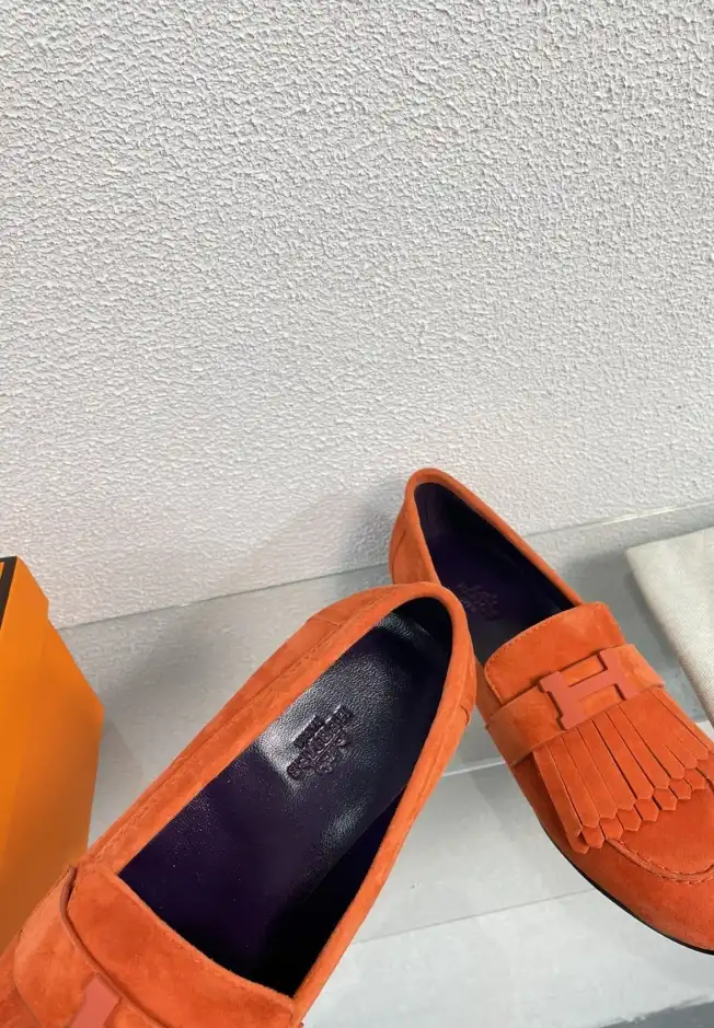 hype Hermes flat shoes