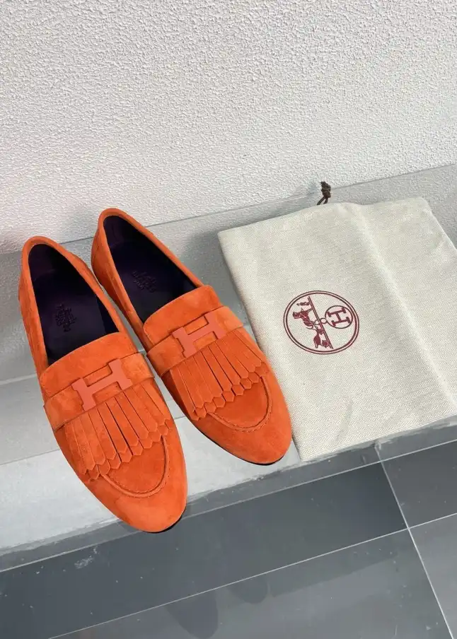 hype Hermes flat shoes