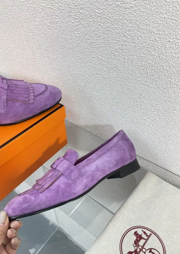 hype Hermes flat shoes