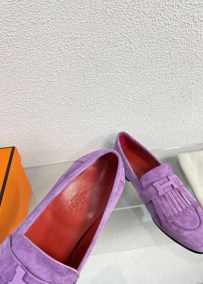 hype Hermes flat shoes