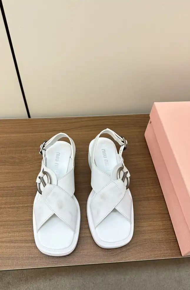 hype Miu Miu Sandals