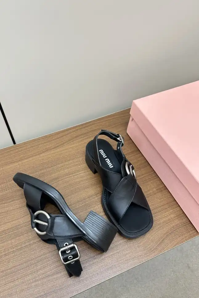 hype Miu Miu Sandals