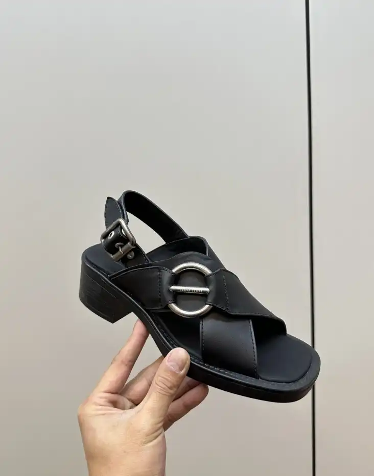 hype Miu Miu Sandals