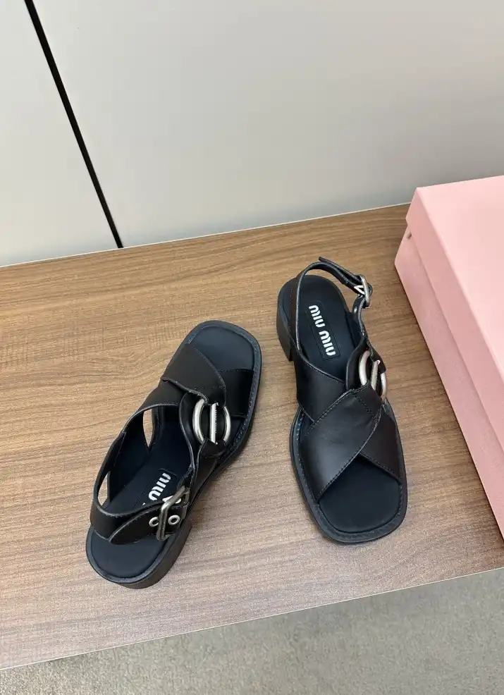 hype Miu Miu Sandals