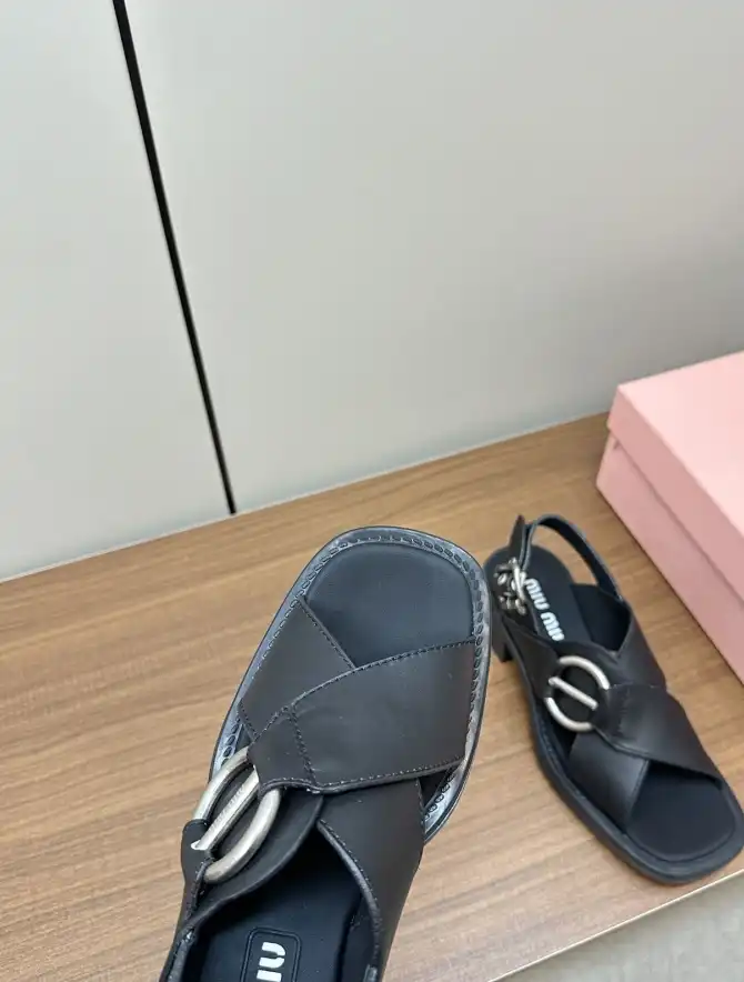 hype Miu Miu Sandals